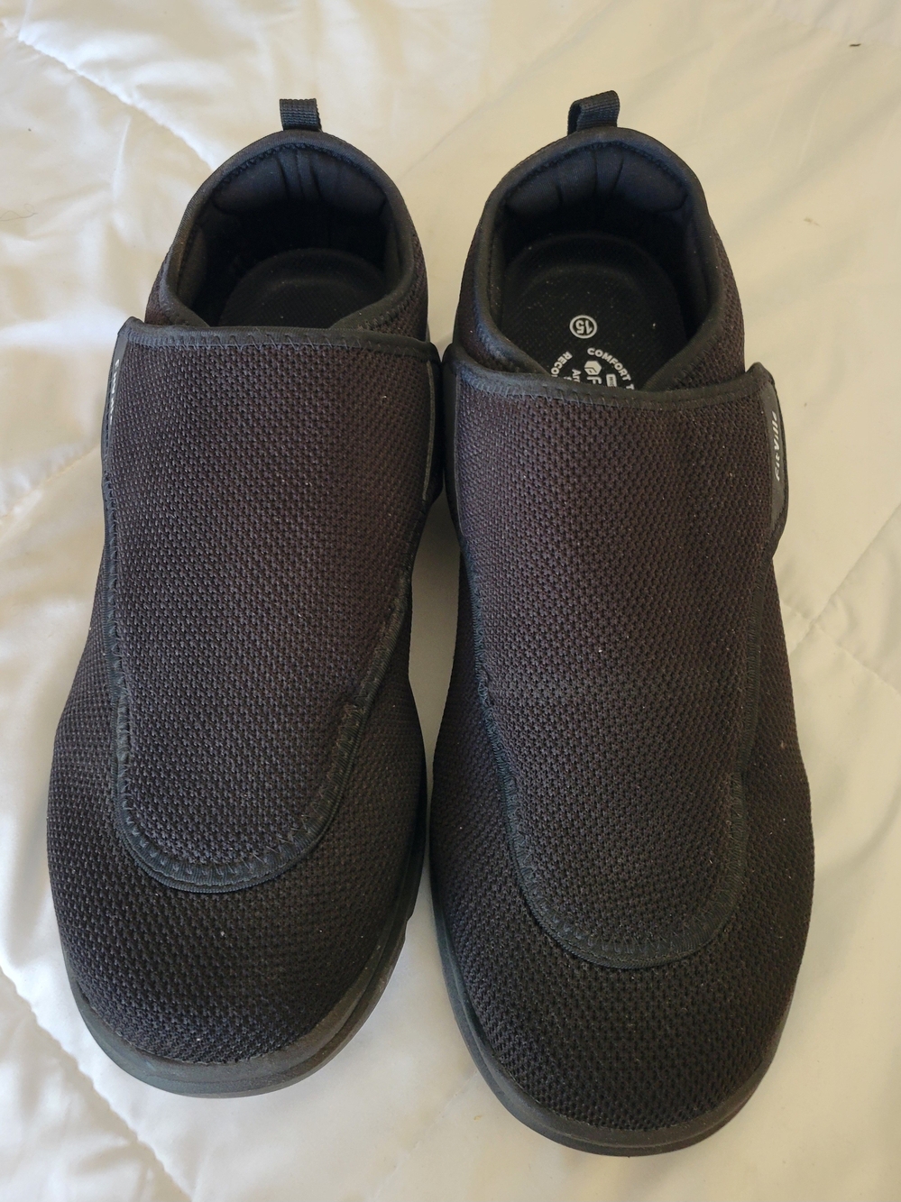 Men's Black Slip-On Comfort Loafers